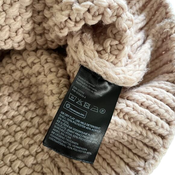 H&M Blush Pink Chunky Knit Sleeveless Sweater Vest Size Small Excellent - Picture 6 of 6